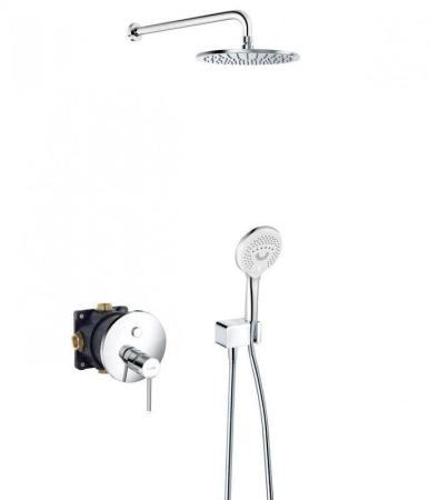 Душевой комплект KLUDI BOZZ 386710576 7 в 1 с кнопочным переключателем