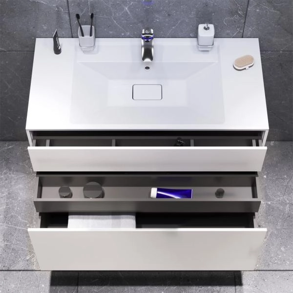 Тумба под раковину подвесная AM.PM Inspire 2.0 M50AFHX1003WM белый матовый