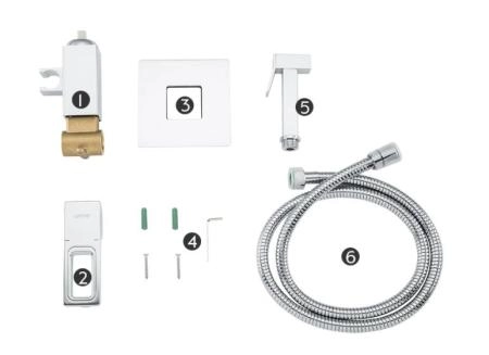 Гигиенический.душ Gappo G7218 встраиваемый хром