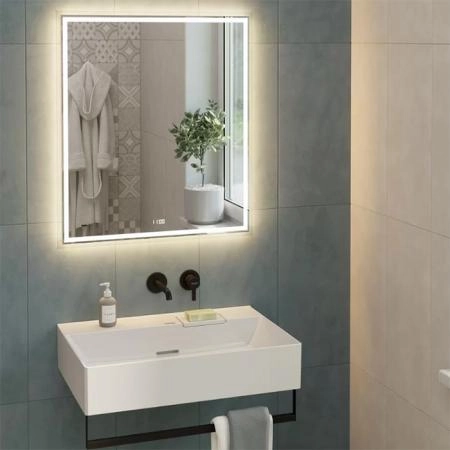 Зеркало Kerama Marazzi TECNO ТЕКНО TE.mi.70 c LED 70 с подсветкой, с функцией антизапотевание, белый глянцевый