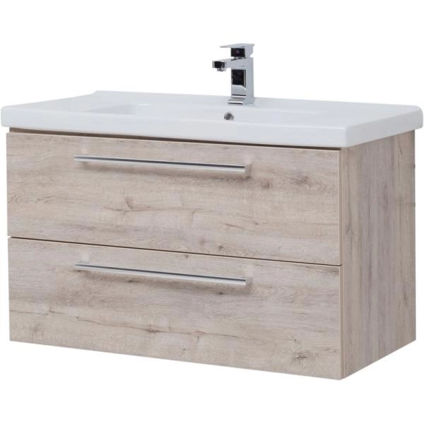 Тумба Dreja GIO 100 см под умывальник дуб кантри, подвесная