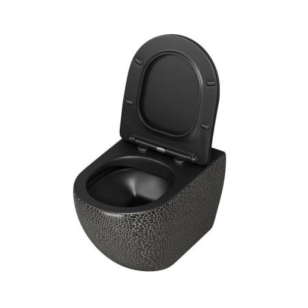 Унитаз Grossman GR-4411BBLS Color (550*365*395) ЧЕРНЫЙ подвесной Безободковый