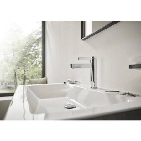 Hansgrohe Finoris 76010000 Смеситель для раковины 100 p-open, хром