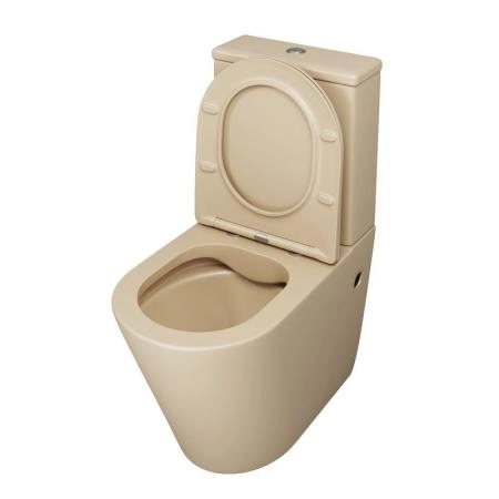 Унитаз Grossman GR-4480BEMS Color (620*365*810) БЕЖЕВЫЙ МАТОВЫЙ напольный Безободковый