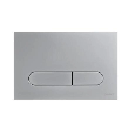Duravit DuraSystem А2 Beta 100 Клавиша смыва для унитаза, двойной смыв, цвет: хром матовый