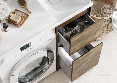 Тумба под раковину AQUATON Лондри 40 Дуб Рустикальный без фасада 1A267001LHDR0