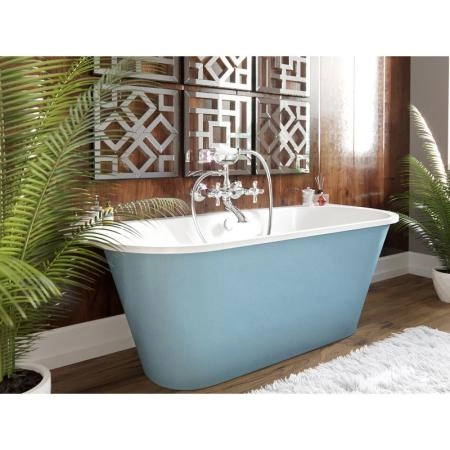 Ванна AquaStone Неона 167 белая иск. камень