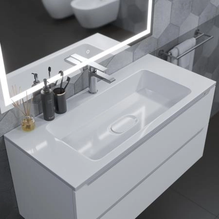 Раковина Uperwood Modul 100 см, прямоугольная