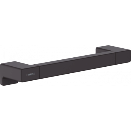 Поручень Hansgrohe 41744670 AddStoris L=348 мм, металл черный матовый