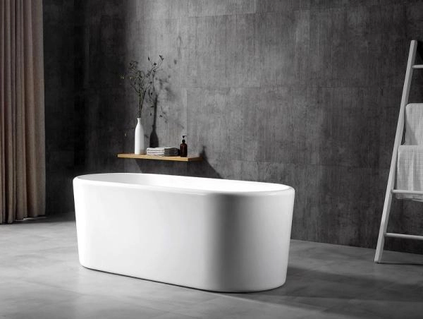 Акриловая ванна ABBER AB9272-1.7 отдельностоящая цвет белый