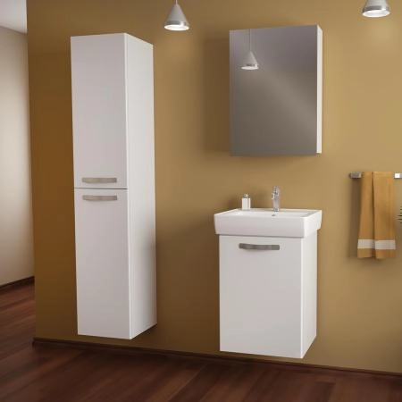 Зеркальный шкаф DREJA ALMI 99.9008 50 см, белый