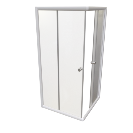 Поддон к душевому углу Дрим 110, Санрайз 110 (квадратный поддон на раме-подставке с устройством слива)