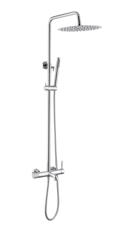 Стойка для душа Boheme со смесителем UNO хром 468-CR