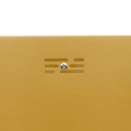 Кухонная мойка GAPPO GS7246-3 с коландером, золотой сатин