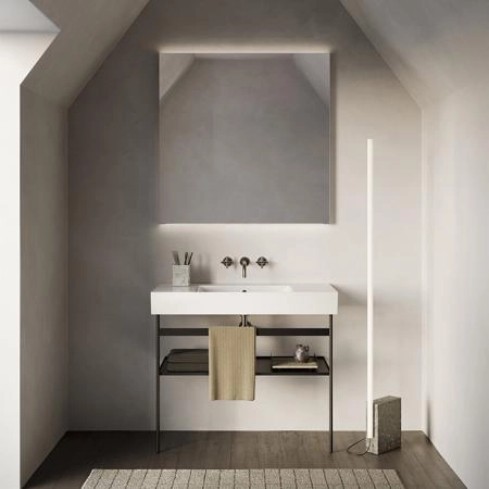 Catalano Premium Раковина 100x47см чаша в центре, без отв., цвет: белый глянцевый