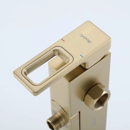 Смеситель GAPPO G3217-3 для ванны, золотой сатин