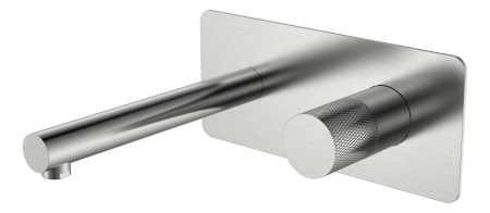 Смеситель STICK Boheme из стены Nikel Brush TOUCH 125-NB.2