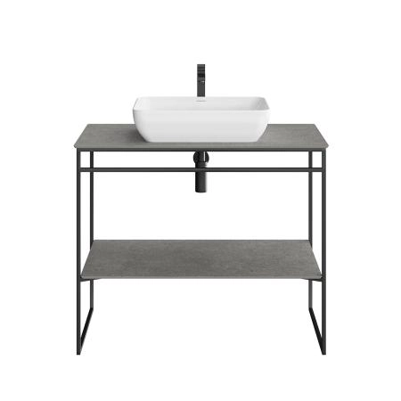 Металлическая структура Kerama Marazzi PLAZA NEXT ПЛАЗА НЕКСТ PL.N.100.01\BLK.M напольная 100, черная матовая