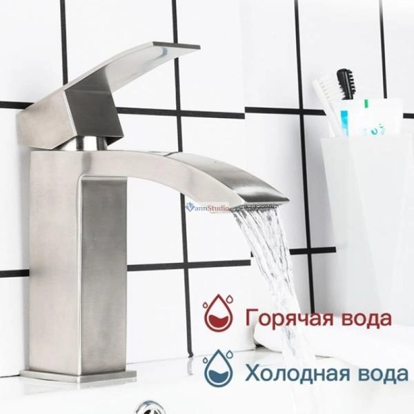 Смеситель для раковины Frap F10803 сатин