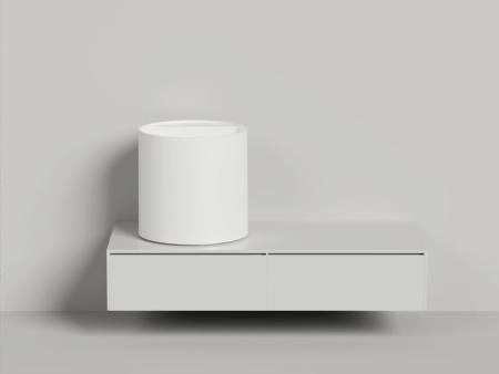 Раковина Salini ARMONIA ROUND TOP 03 S-Sense глянцевая 45x45 130511G накладная