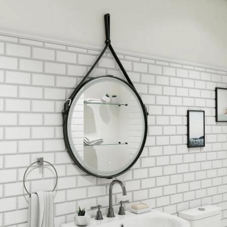 Зеркало Континент Milenium Black d500 ЗЛП985 с подсветкой