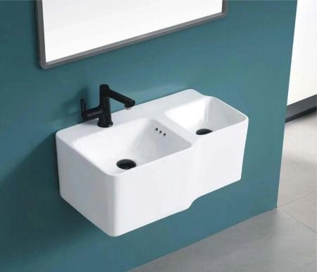 Раковина Cerutti SPA Double BELLA СТ9703 (645х365х300) двойная подвесная