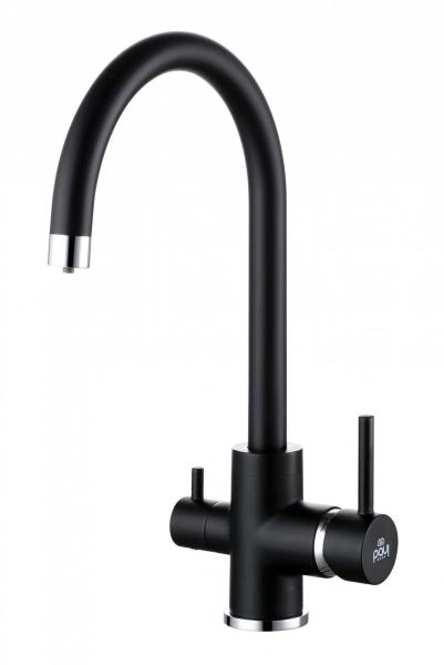 Смеситель для кухни Paulmark ESSEN, антрацит, 213211-401