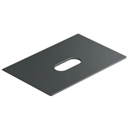 Catalano Столешница керамическая 75x50см, с отверстием , цвет: черный матовый