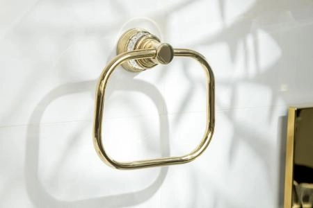 Полотенцедержатель Boheme кольцо AURA Gold 10245-G
