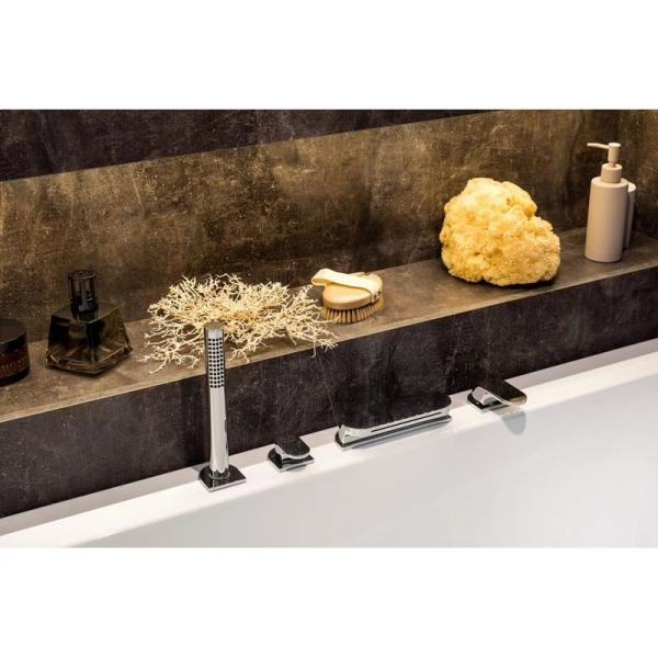 Смеситель врезной каскадный для ванн Ravak X070073