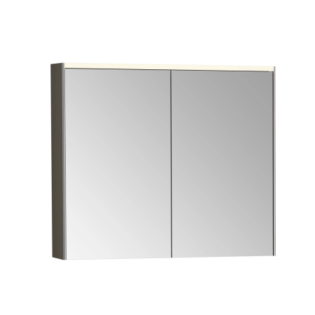 Зеркальный шкаф VitrA Core  66911 80 см брашированный хром с подвесткой
