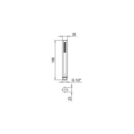 Fantini Venezia Ручной душ VENEZIA, цвет: хром