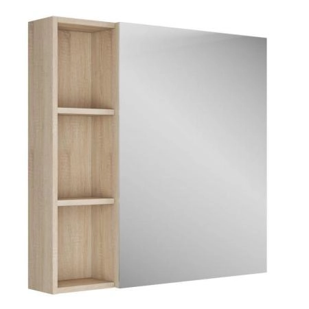 Зеркало-шкаф UNCORIA Арно 80, дуб сонома