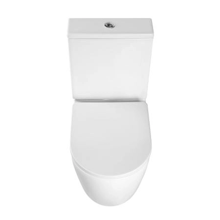 Унитаз-компакт Vincea Evo VT2-34 безободковый, белый, Geberit, ультратонкое сиденье soft-close, P-trap