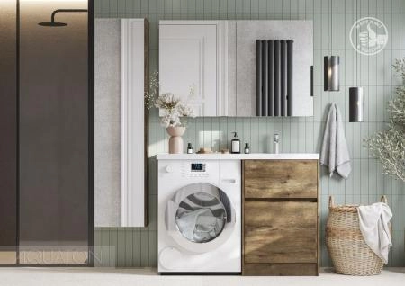 Тумба под раковину AQUATON Лондри 60 Дуб Рустикальный без фасада 1A266901LHDR0