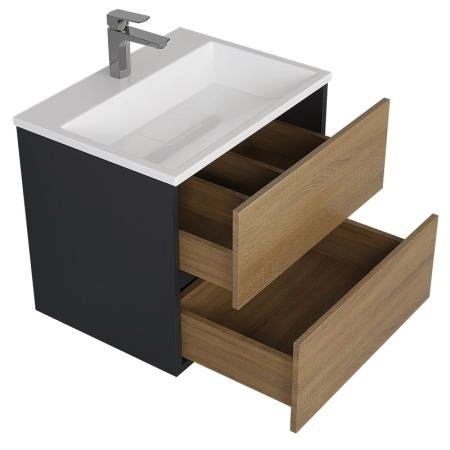 Раковина для ванной Uperwood Barsa 60 см, белая глянцевая