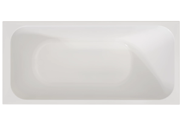 Ванна акриловая "ПРОВАНС 170х75", рама-подставка, фронтальная панель, слив-перелив автомат с сеточкой (бронза, с сифоном)