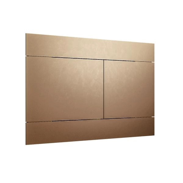 Кнопка смыва KNOTLOR DUET BIS108RB, бронза  (серия 1)