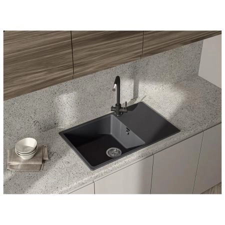 Кухонная мойка GranFest URBAN 678L, черный