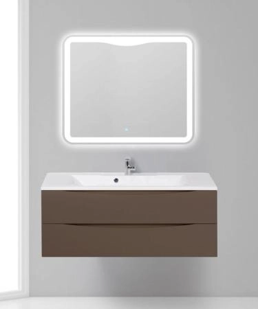 Тумба под раковину Belbagno MARINO Rovere Bianco подвесная 1200x450x500 MARINO-1200-2C-SO-WO-P
