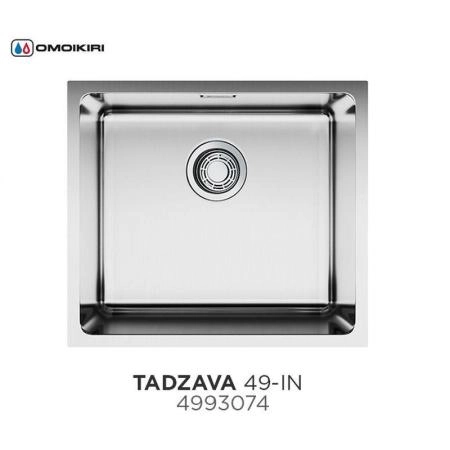 Кухонная мойка Omoikiri Tadzava 49-IN 4993074, 490х440, нержавеющая сталь