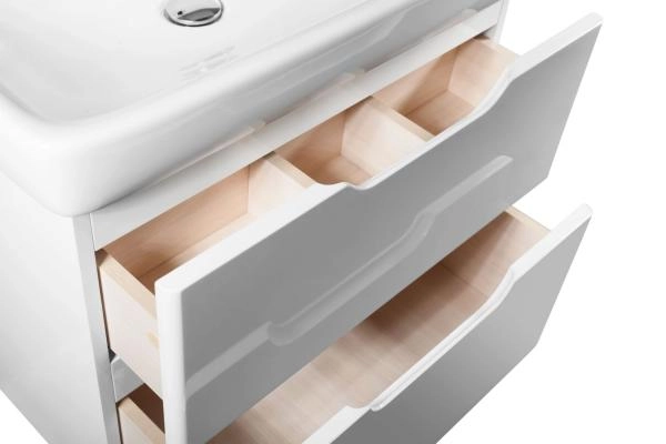 Тумба под раковину Dreja Q 55 99.0007 подвесная цвет белый