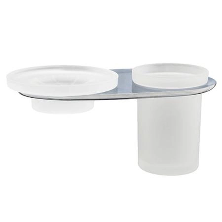 Стакан для зубных щеток Wasserkraft Kammel K-8326 с мыльницей