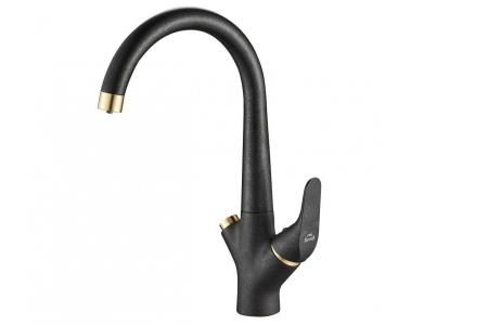 Смеситель для кухни ZORG Steel Hammer (SH 815 BLACK BR) черный