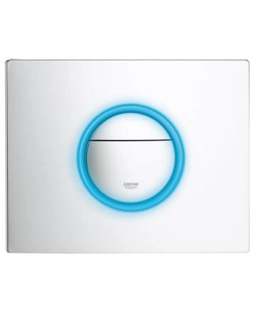 Grohe Nova Light 38809000 Накладная панель для унитаза с подсветкой по контуру кнопки