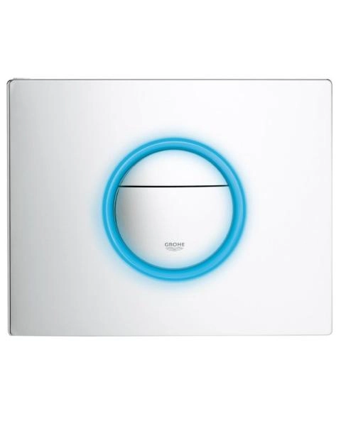 Grohe Nova Light 38809000 Накладная панель для унитаза с подсветкой по контуру кнопки