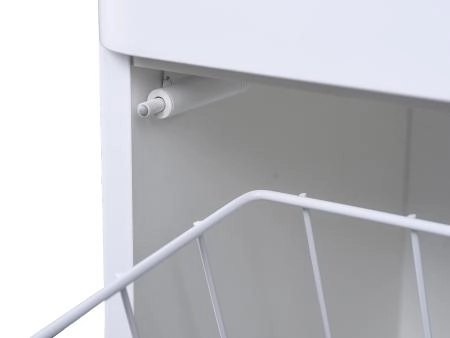 Колонна универсальная Style Line Каре 30 L с корзиной, Люкс белая, PLUS
