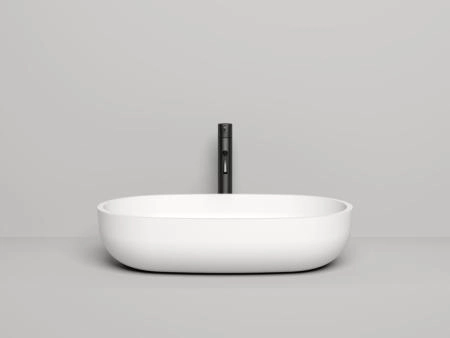 Раковина Salini GLORIA 05 S-Stone матовая 64x39 1102205M накладная