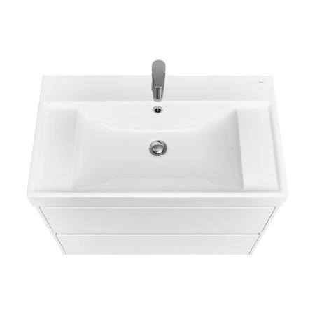 Roca Ona Тумба подвесная 80x45x56см, с 2 ящиками, цвет: белый матовый