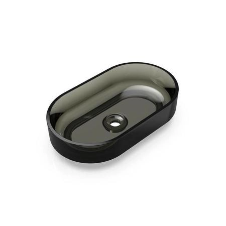 Knief Ellipse Shape Раковина накладная 55x32x14см, без отв, из полимерного материала, цвет: Turmalin # 020